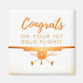 Gefeliciteerd met je eerste solo vlucht magneet