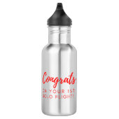 Gefeliciteerd met je eerste Solo-vlucht! Waterfles (Rechts)