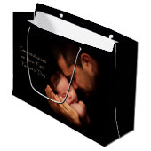 Gefeliciteerd met je eerste vaderdag large cadeautasje (Voorkant Gekanteld)