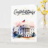 Gefeliciteerd met je eerste verkiezing kaart (Gele Bloem)