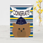 Gefeliciteerd met je favoriete luchtmacht! kaart (Gele Bloem)