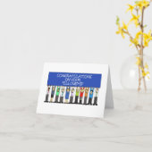 Gefeliciteerd met je fellowship kaart (Gele Bloem)