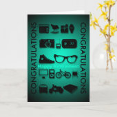 Gefeliciteerd met je gelukkige pensioen kaart (Gele Bloem)