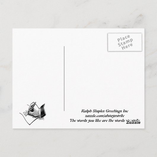 Gefeliciteerd met je geslaagde afstuderen briefkaa briefkaart (Achterkant)