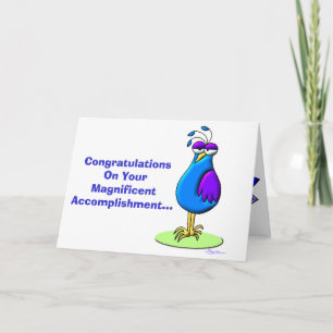 Gefeliciteerd met je geweldige prestatie kaart