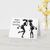 GEFELICITEERD MET JE **GEZAMENLIJKE VERJAARDAG**! KAART (Gele Bloem)