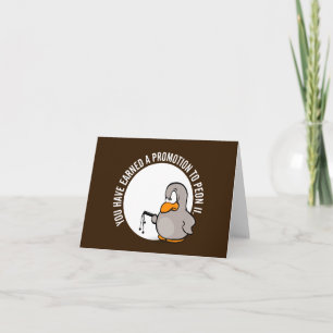 Gefeliciteerd met je goed verdiende promotie kaart