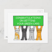 Gefeliciteerd met je groene Kaart (Voorkant / Achterkant)