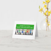 Gefeliciteerd met je groene Kaart (Gele Bloem)