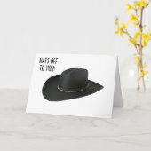 GEFELICITEERD MET JE-HOED AF KAART (Gele Bloem)