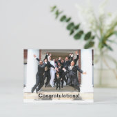 Gefeliciteerd met je huwelijk briefkaart (Staand voorkant)