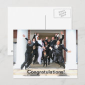 Gefeliciteerd met je huwelijk briefkaart (Voorkant / Achterkant)