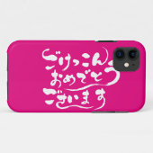 Gefeliciteerd met je huwelijk Case-Mate iPhone case (Achterkant (horizontaal))