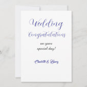 Gefeliciteerd met je huwelijk kaart (Voorkant)