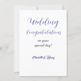 Gefeliciteerd met je huwelijk kaart