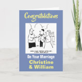 Gefeliciteerd met je huwelijk kaart (Voorkant)