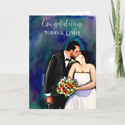 Gefeliciteerd met je huwelijk kaart (Voorkant)