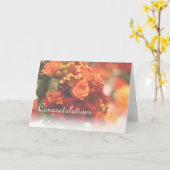 Gefeliciteerd met je huwelijk! kaart (Gele Bloem)