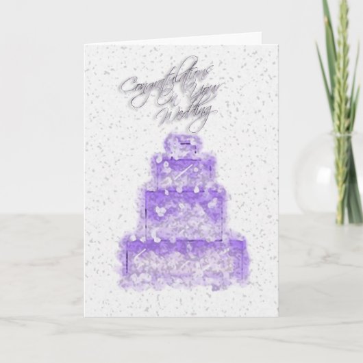 Gefeliciteerd met je huwelijk kaart (Voorkant)