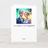 Gefeliciteerd met je huwelijk op maat kaart (Achterkant)