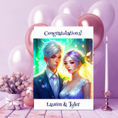 Gefeliciteerd met je huwelijk op maat kaart