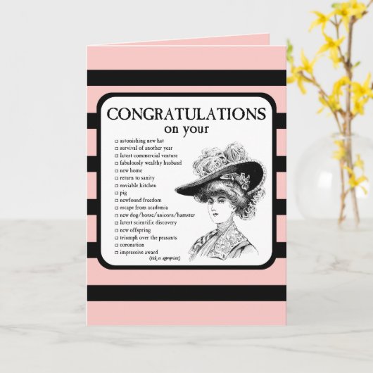 Gefeliciteerd met je... kaart (Gele Bloem)