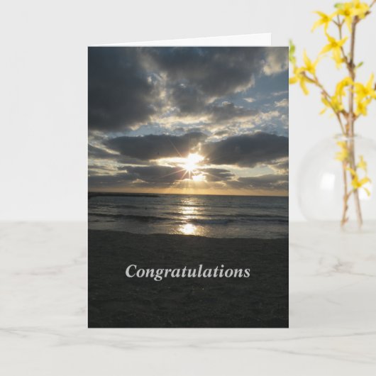 Gefeliciteerd met je Kaart (Gele Bloem)