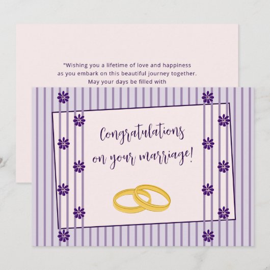 Gefeliciteerd met je Kaart (Voorkant / Achterkant)