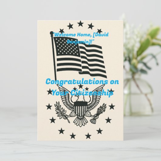 Gefeliciteerd met je Kaart (Staand voorkant)