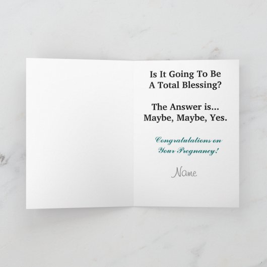 Gefeliciteerd met je  Kaart (Binnen)