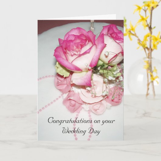 Gefeliciteerd met je Kaart (Gele Bloem)