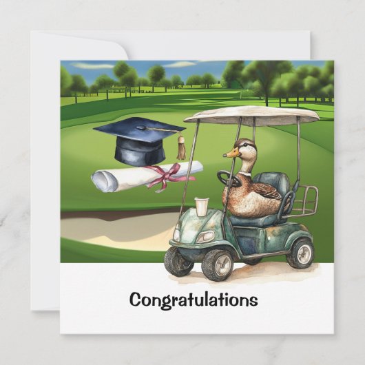 Gefeliciteerd met je Kaart Afstuderen (Voorkant)