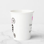 "Gefeliciteerd met je kleine prinses" feestje Papieren Bekers (Links)