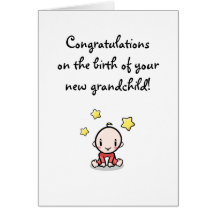 Gefeliciteerd met je kleinkind, grootouders,