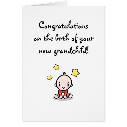 Gefeliciteerd met je kleinkind, grootouders, (Voorkant)