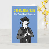 Gefeliciteerd met je kwalificatie kaart (Gele Bloem)