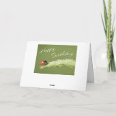 Gefeliciteerd met je lieveheersbeestje! kaart (Achterkant)