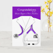 Gefeliciteerd met je master anesthesie kaart (Gele Bloem)