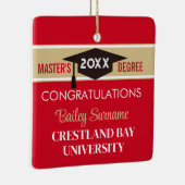 Gefeliciteerd met je master keramisch ornament (Rechts)