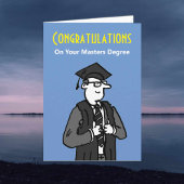 Gefeliciteerd met je mastergraad kaart