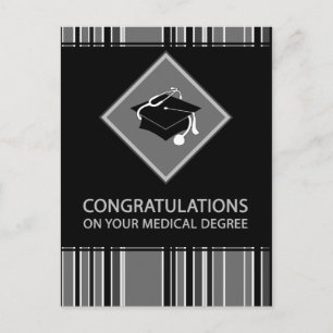 Gefeliciteerd met je medische opleiding sophistica briefkaart