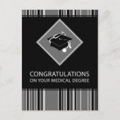 Gefeliciteerd met je medische opleiding sophistica briefkaart (Voorkant)