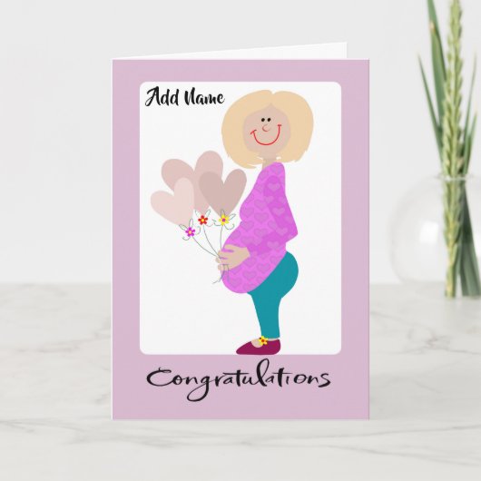 Gefeliciteerd met je moeder kaart (Voorkant)