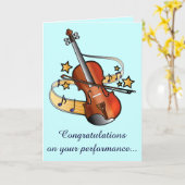 Gefeliciteerd met je muziekprestaties kaart (Gele Bloem)