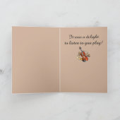 Gefeliciteerd met je muziekprestaties kaart (Binnen)