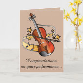 Gefeliciteerd met je muziekprestaties kaart (Gele Bloem)