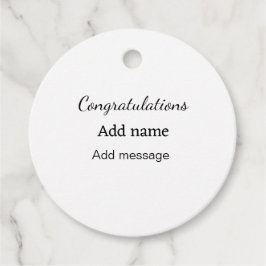 Gefeliciteerd met je naambericht eenvoudig afstude bedankjes labels