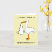 Gefeliciteerd met je neef kaart (Gele Bloem)