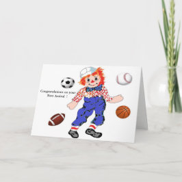 Gefeliciteerd met je nieuwe aankomst! kaart