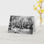  gefeliciteerd met je nieuwe baan kaart (Gele Bloem)